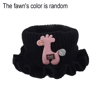 Kids Knitted Giraffe Scarf Collar Cartoon Ruffle Neck Warmer Detachable Dickey 6