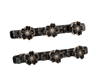 Sparkling Crystal Rhinestone Clover Hair Clips Braided Hairpins For Women And Girls 16