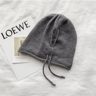 Womens Baggy Slouchy Beanie Warm Knitted Drawstring Winter Hat 2