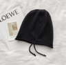 Womens Baggy Slouchy Beanie Warm Knitted Drawstring Winter Hat 3