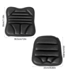 2 Pack Motorcycle Seat Pad 3D Gel Comfort Cushion Breathable Shock Absorbing Seat Cover 1