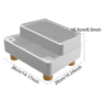 3 Step Cat Litter Box Ramp Non Slip Feet Filter Footboard For Automatic Cat Toilets 3