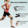 WRELS Patella Knee Strap Adjustable Sports Knee Band Open Knee Support Protector 3