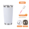 20oz To 590ml Stainless Steel Thermo Coffee Mug Leakproof Double Wall Travel Cup For Hot And Cold D 4