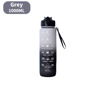 1000ml Gradient Motivational Sports Water Bottle Leak Proof Bottle With Bouncing Suction Nozzle For 3