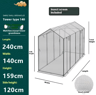Tower Shaped Vegetable Garden Greenhouse Sunshade And Insect Proof Protective Plant Cover 1
