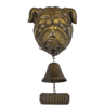 Dog Theme Welcome Doorbell 3D Funny Bulldog Head Cast Iron Resin Hanging Bell 2