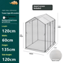 Tower Type Greenhouse Frame Plastic Coated Iron Pipe Support For Shade And Insect Net Plant House 14