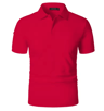 Mens Short Sleeve Polo Sports T Shirt Breathable Moisture Wicking And Oversized Fit 2