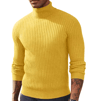 Mens Slim Fit Turtleneck Sweater Warm Knitted Long Sleeve Pullover 5