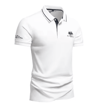 Mens Summer Embroidered Polo Shirt Lightweight Casual Lapel Tee For Streetwear And Business 5