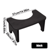 Bamboo Toilet Stool For Adults  Curved Squat Potty Stool Portable Constipation Relief Helper 2