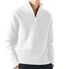 Mens Autumn Turtleneck Sweater Solid Color Knitted Pullover For Casual Daily Wear 6
