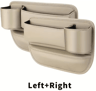 2 Piece Car Seat Gap Storage Box Multifunctional Seat Gap Organizer And Filler Pad 2