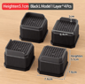 Adjustable Height Furniture Risers Heavy Duty Anti Slip Supports For Sofa Bed And Desk 21