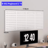 Gaming Gear Pegboard No Drill Wall Mounted Storage And Display For Study Gaming Rooms 24