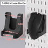 Standing Office Pegboard Storage No Drill Clip On Desktop Rack With DIY Accessories 13