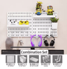 Home Storage Pegboard Gaming Gear Organizer And Figurine Display For Study Gaming Rooms 2