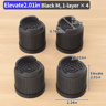 Stackable Furniture Heightening Pads Heavy Duty Anti Slip Risers For Tables Chairs And Beds 24
