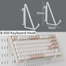 Desktop Storage Pegboard Upright Or Clip On Organizer For Home Office Shelves 13