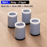 Stackable Furniture Heightening Foot Pads Adjustable Table Cabinet And Bed Leg Risers 2