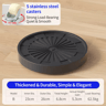 Modern Ultra Slim Caster Plant Pot Tray Ins Style Movable Base With Wheels 11