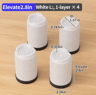 Adjustable Height Furniture Risers Multi Size Leg Protectors For Sofa Bed And Chair 2