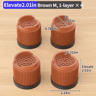 Adjustable Height Furniture Risers Multi Size Leg Protectors For Sofa Bed And Chair 7