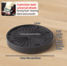 Plastic Universal Wheel Bracket Roller Movable Base For Easy Flower Pot Movement 11