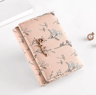 Womens PU Leather Wallet Flower Printed Short Slim Coin Purse With Card Holder 4