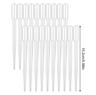 100PCS Calibration Pipettes With Scale Disposable Liquid Droppers 1 To 5 Ml 4