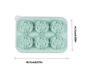 6 Grid Large Silicone Ice Cube Tray Food Grade Square Ice Mold For Whiskey And Bar Drinks 4