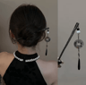 Chinese Style Vintage Butterfly Hair Clip Tassel Zinc Alloy Hairpin For Weddings And Parties 2