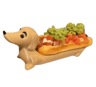 Funny Dachshund Dinner Plate Cute Puppy Shaped Serving Tray For Sandwiched Hot Dogs And Sushi 1