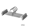 Aluminum Alloy Pants Hanger With Clips Non Slip Stretchable Trouser And Skirt Organizer 1