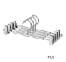 Aluminum Alloy Pants Hanger With Clips Non Slip Stretchable Trouser And Skirt Organizer 2