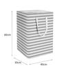 75L Large Laundry Basket Durable Clothes Hamper With Handles For Home Dorm And Hotel Use 1