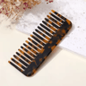 Colorful Wide Tooth Mini Comb Acetic Acid Hair Comb For Curly Thick And Wet Hair 3