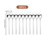 10PCS Stainless Steel Coffee Spoons Dessert Teaspoons And Seasoning Spoons For Home And Cafe Use 2