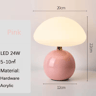 Decorative USB Table Lamp Soft Ambient Desk And Night Light In Pink Orange Red White And Beige 5