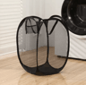 Mesh Pop Up Laundry Basket Foldable Large Capacity Dirty Clothes Storage Basket 2