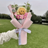 Handmade Crochet Sunflower Bouquet Bright Artificial Flowers For Lasting Joy 1 To 2 Pcs 1