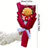 Handmade Crochet Sunflower Bouquet Bright Artificial Flowers For Lasting Joy 1 To 2 Pcs 3
