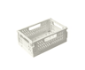 Foldable Plastic Storage Crates Durable Organizer Bins For Small Spaces 5