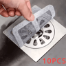 Disposable Shower Drain Hair Catcher Mesh Covers 50 Piece Set 2