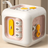 6in1 Montessori Sensory Busy Board Drawer Cube  Educational Skill Toy For Toddlers 4