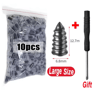 Universal Tubeless Tire Repair Kit  GlueFree Vacuum Plug Set For Cars  Motorcycles 6