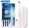 Rotary Rechargeable Electric Toothbrush For Adults  8 Soft Brush Heads 1