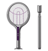 2in1 Rechargeable Electric Mosquito Swatter  Trap Lamp  Retractable Bug Zapper For Home 1