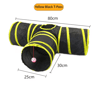 Foldable Cat Play Tunnel Breathable Indoor Cat Toy With Crinkle Paper 14